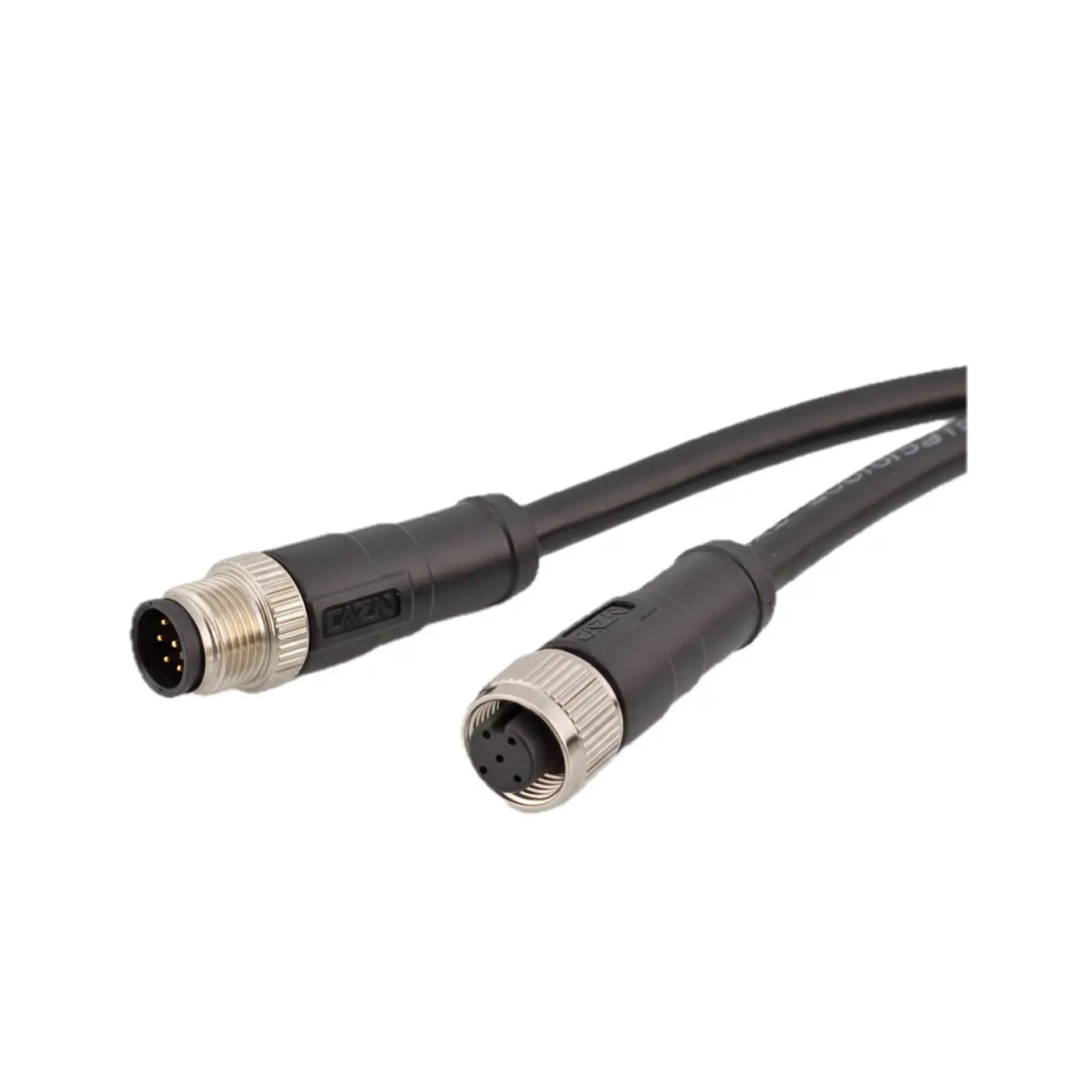 M12 5-Pin A-Code Male to Female Cable 1M