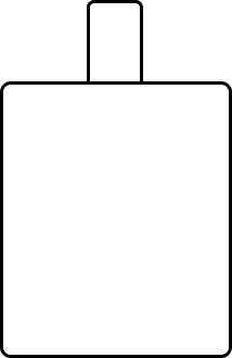 Drawing of the USB-C power adapter