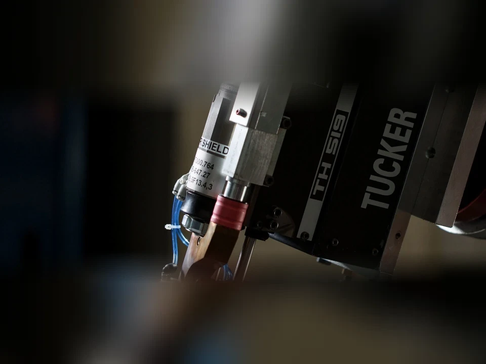 Stanley Black & Decker - Automotive Robotic Welding operations showing manufacturing equipment and processes